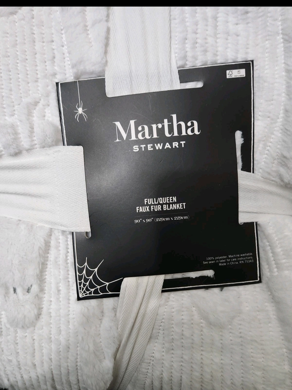 Martha Stewart Halloween Plush Blanket Soft Luxury Throw Blanket Full/Queen - Picture 5 of 5